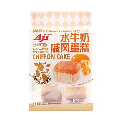 Aji 水牛奶戚风蛋糕 海盐芝士味 210g