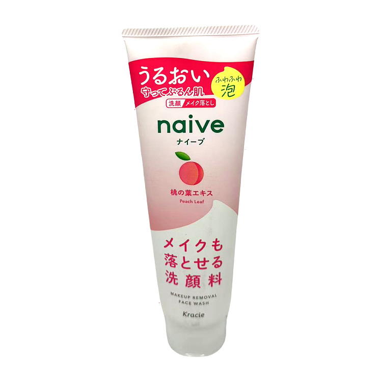 kanebo-naive-natural-botanical-facial-wash-peach-200g-2