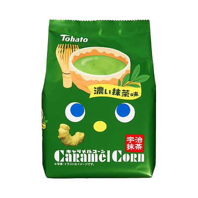 日本桃哈多 玉米脆 抹茶味 62g