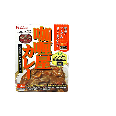 日本House 咖喱屋 即食咖喱牛肉 少辣 180g 微波炉加热即食