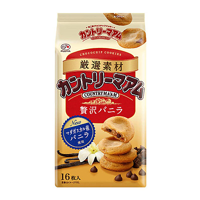 不二家 Country Ma'am 饼干 奢华香草味 16块入