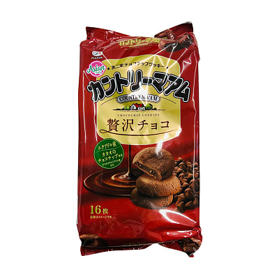 不二家 Country Ma'am 饼干 碎巧克力味 16块入
