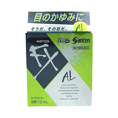 参天 FX抑痒抗炎眼药水 绿色 12ml