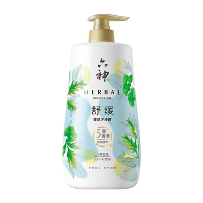 六神 舒缓健肤沐浴露 750ml