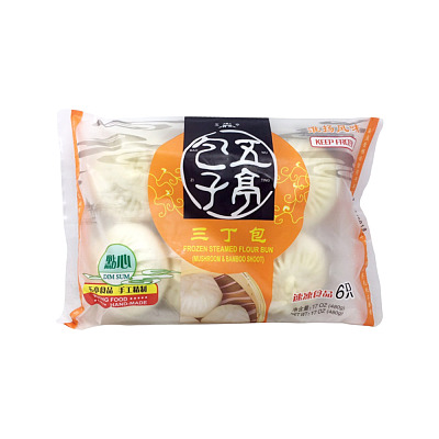 【冻】五亭 三丁包 6只装 480g 