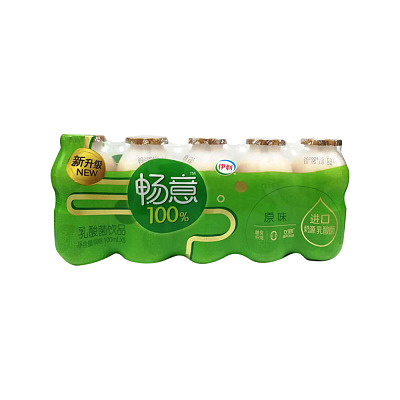 伊利 畅意100%乳酸菌饮品 原味 100ml*5pk