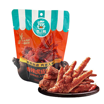 恋上鸭 香辣虎皮凤爪 100g
