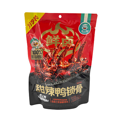 恋上鸭 鲜卤 甜辣鸭锁骨 200g