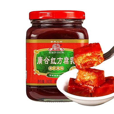 广合 红方腐乳 340g