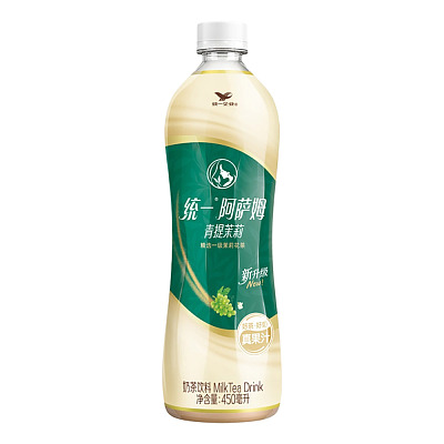 统一 阿萨姆奶茶 青提茉莉味 450ml