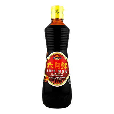 欣和 六月鲜 山海红烧酱油 500ml