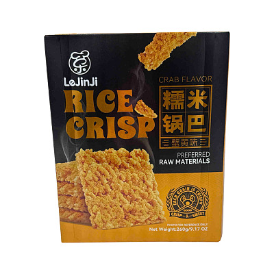 乐锦记 糯米锅巴 蟹黄味 260g