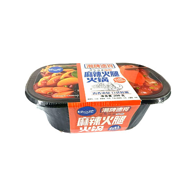 田小花 自热麻辣火腿火锅 盒装 298g