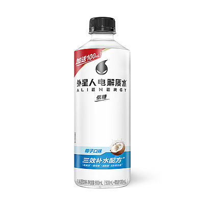 元气森林 外星人电解质水 低糖椰子味 600ml