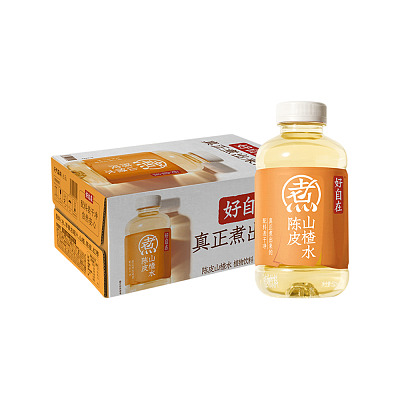 【整箱】元气森林 自在水 陈皮山楂水 500ml*15瓶