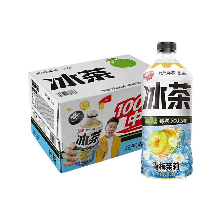 genki-forest-iced-tea-plum-jasmine-900ml12-bottles-1