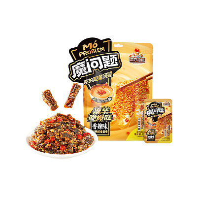 三只松鼠 魔芋脆爆肚 香辣味 150g