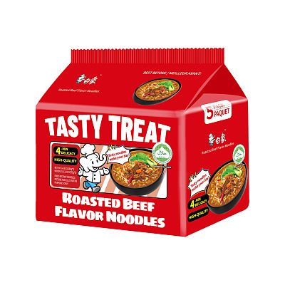 白象 Tasty1 红烧牛肉味面  84g*5袋装