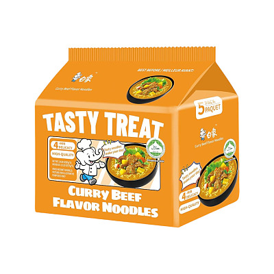 白象 Tasty1 咖喱牛肉味面  85g*5袋装