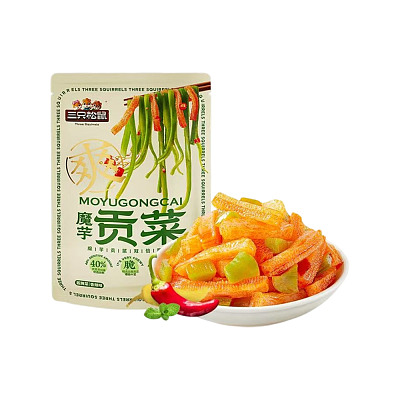 三只松鼠 魔芋贡菜 香辣味 200g