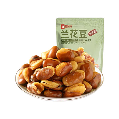 良品铺子 兰花豆 牛肉味 120g