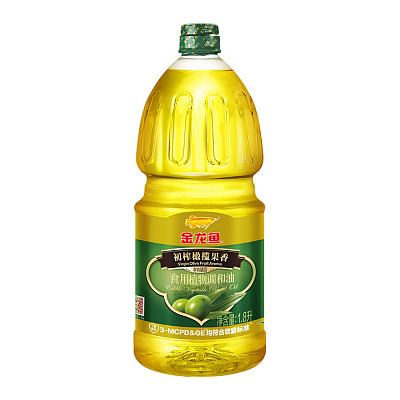 金龙鱼 初榨橄榄果香调和油 1.8L