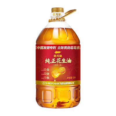 金龙鱼 纯正花生油 5L