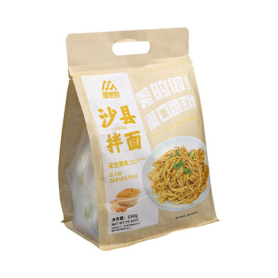 面世界 沙县拌面 花生酱味 五人份 550g