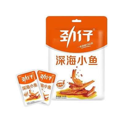 劲仔 深海小鱼 香辣味 110g