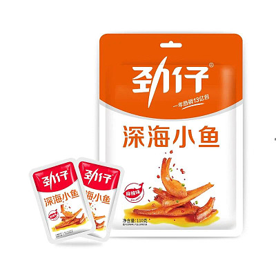 劲仔 深海小鱼 麻辣味 110g