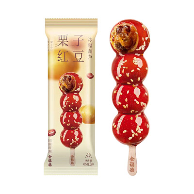 【冻】全福德 栗子红豆 冰糖葫芦 65g