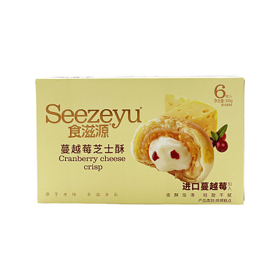 食滋源 蔓越莓芝士酥 6枚入 300g