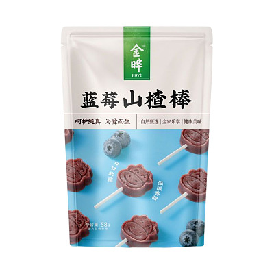 金晔 蓝莓山楂棒 58g