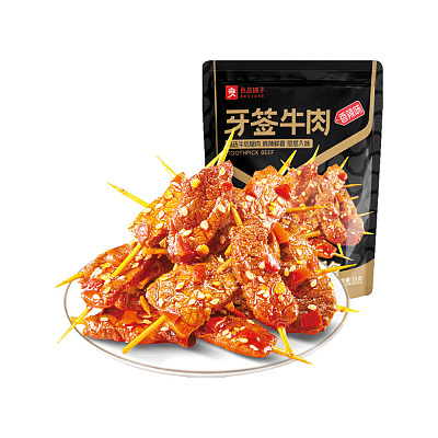 良品铺子 牙签牛肉 香辣味 55g
