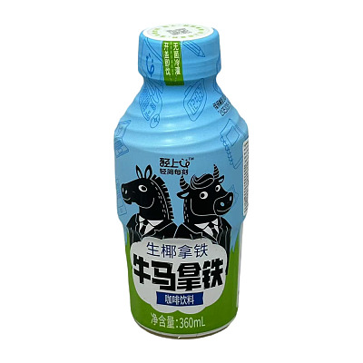 轻上 牛马拿铁 生椰拿铁风味 360ml