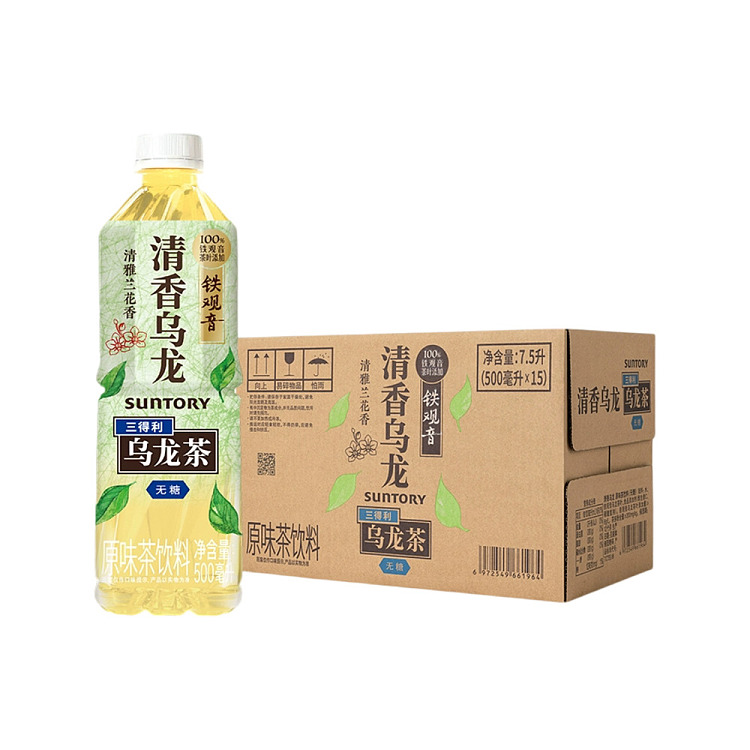 suntory-clear-oolong-tea-tieguanyin-unsweetened-500ml15-bottles-1