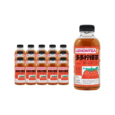 【整箱】果子熟了 多多柠檬茶 莓果风味 500ml*15