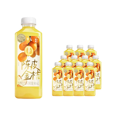 【整箱】果子熟了 陈皮金桔 900ml*12瓶