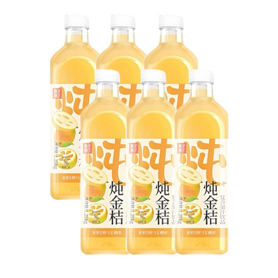 【整箱】果子熟了 炖金桔 复合果汁饮品 1.25kg*6