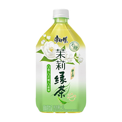 康师傅 饮料 茉莉绿茶 无糖 1L