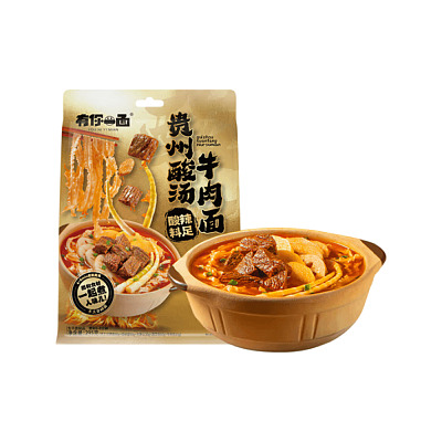 有你一面 贵州酸汤牛肉面 295g