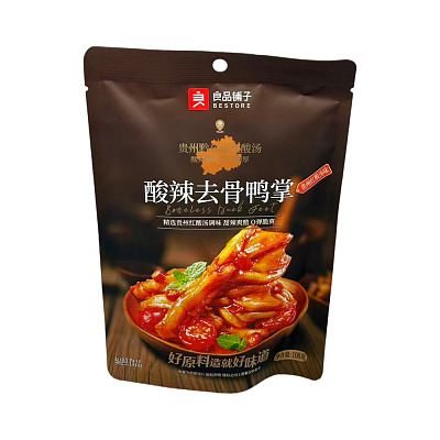 良品铺子 酸辣去骨鸭掌 贵州红酸汤味 108g