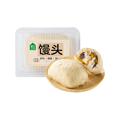 【冻】盒马 五谷丰登有料馒头 200g