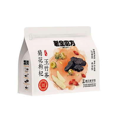 老金磨方 菊花枸杞玉竹茶 20袋入 120g