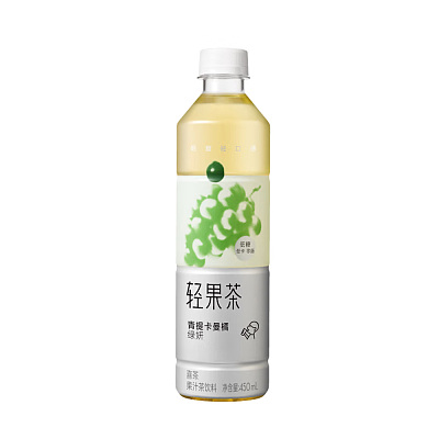 喜茶 轻果茶 青提卡曼橘绿妍 450ml