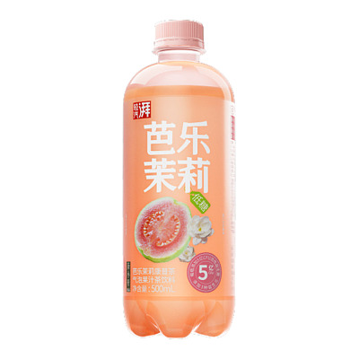 茶小开 果汁气泡水 茉莉芭乐 500ml
