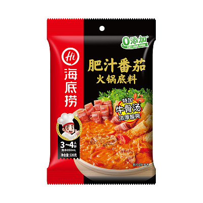 海底捞 火锅底料 肥汁番茄 220g