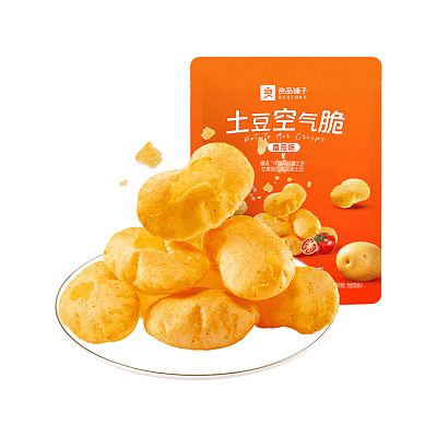 良品铺子 土豆空气脆 番茄味 60g