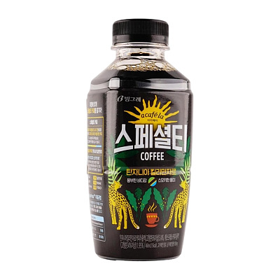 韩国Binggrae 坦桑尼亚马扎罗山即饮咖啡 美式 460ml