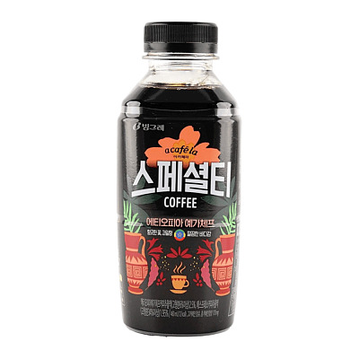 韩国Binggrae 埃塞俄比亚即饮咖啡美式饮料 耶加雪菲味 460ml